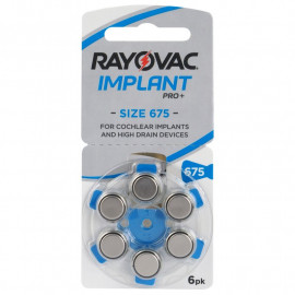 Baterija RAYOVAC 675 IMPLANT PRO za slušni aparat