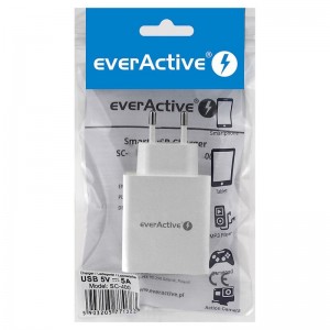 Polnilec USB EverActive SC-400 4xUSB 5A