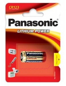 Baterija Panasonic CR123 Lithium 3V