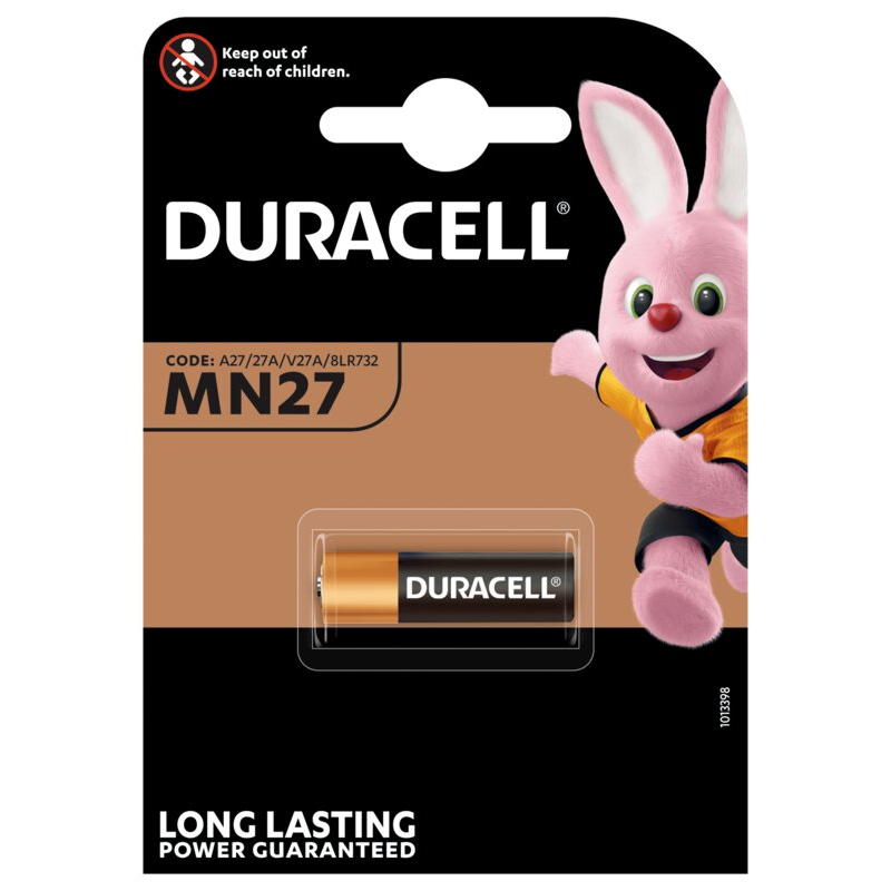 Baterija DURACELL A27 12V