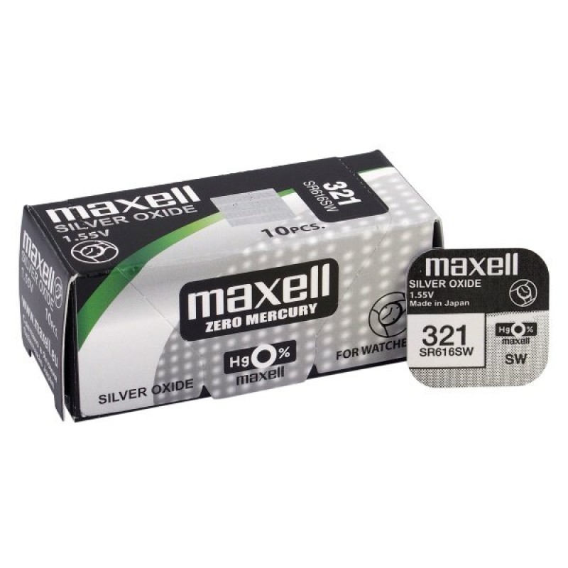 Baterija Maxell 321/SR 616 SW za ročno uro