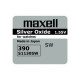 Baterija Maxell 390 389 AG10 SR1130 za ročno uro Baterija Maxell 390 389 AG10 SR1130 za ročno uro