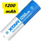Baterija akumulator 14500 XTAR-AA-LR6 Li-ion polnilna z zaščito